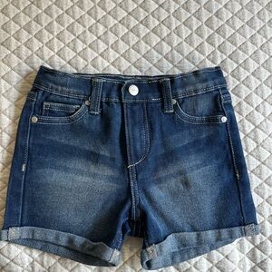 Joe's Jeans Dark Blue Rolled-Hem Denim Shorts 3t